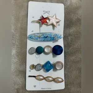 set of 5pcs Hair Accessories Pearl Clips. Accessories Rhinestones Hair clips.